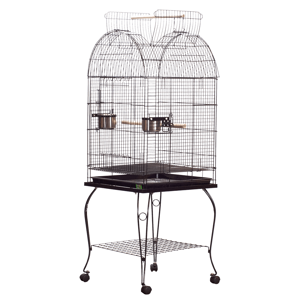 Economy Dome-Top Cage (Black) - 20"x20"x58"