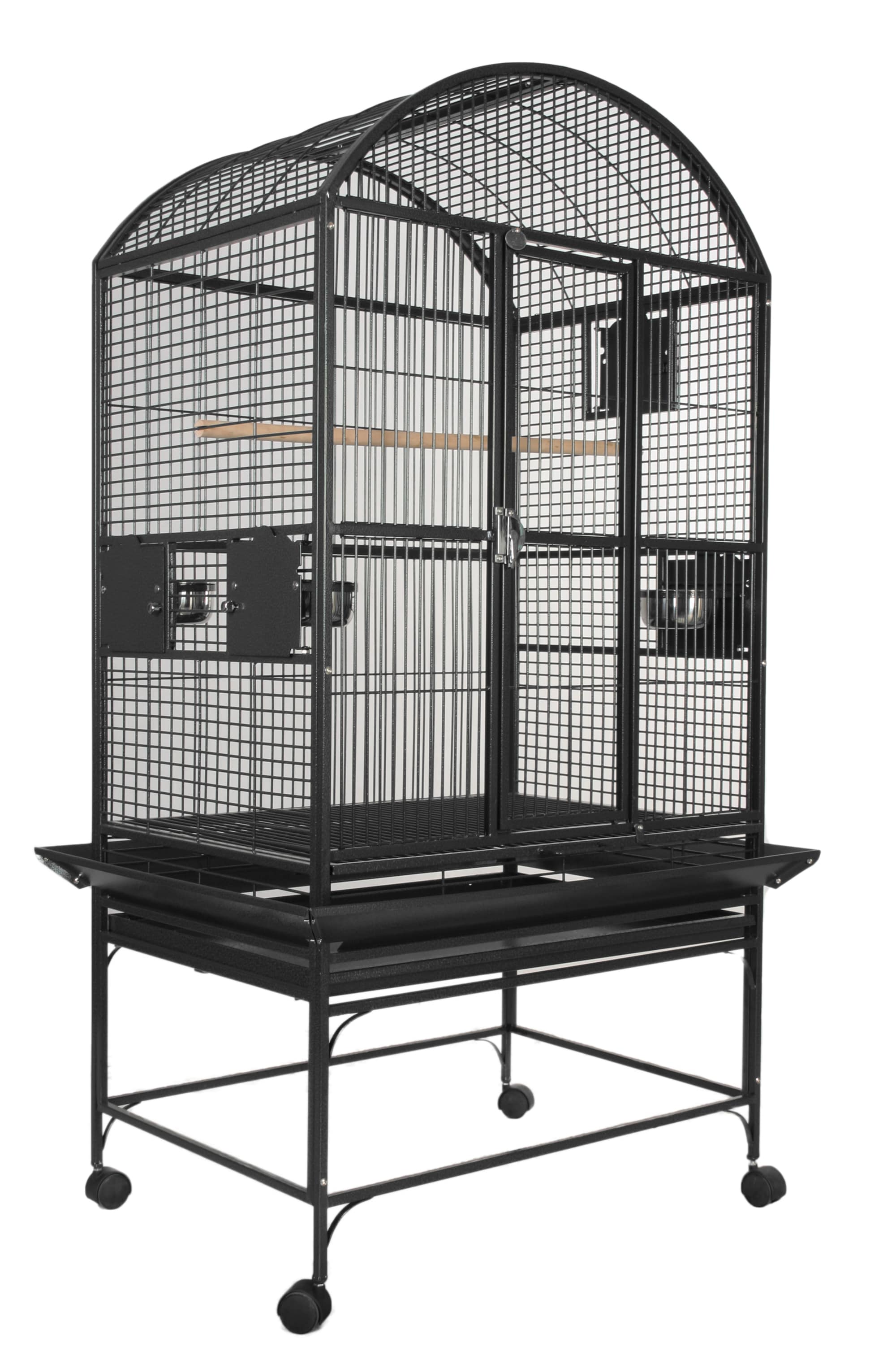 Dome-Top Cage (Black) - 32"x23"x63"