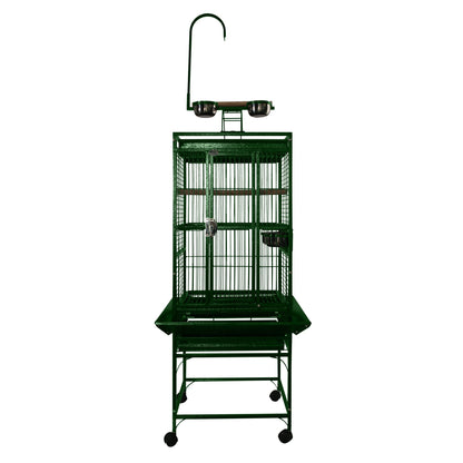 Play-Top Cage (Green) - 18"x18"x54"