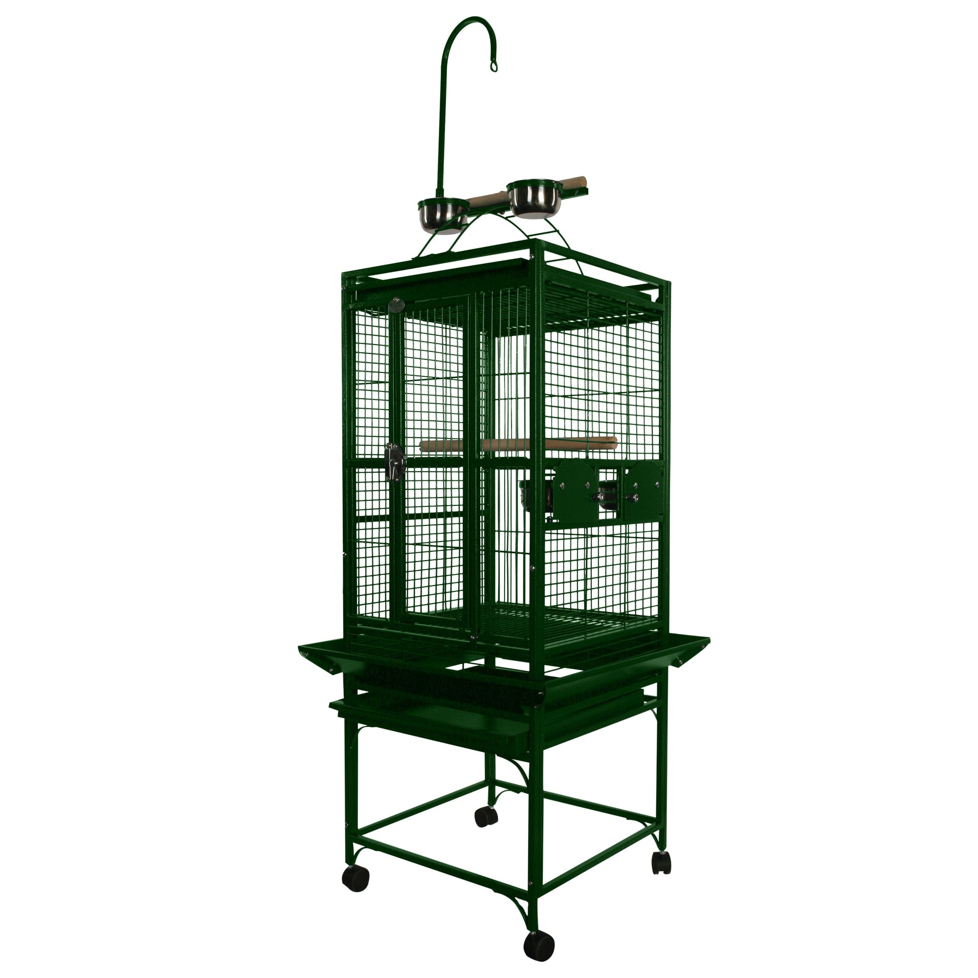 Play-Top Cage (Green) - 18"x18"x54"