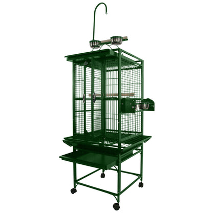 Play-Top Cage (Green) - 18"x18"x54"