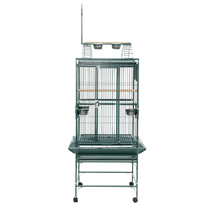 Play-Top Cage (Green) - 24"x22"x62"