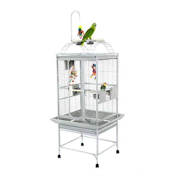 Play-Top Cage (Stainless Steel) - 24"x22"x62"