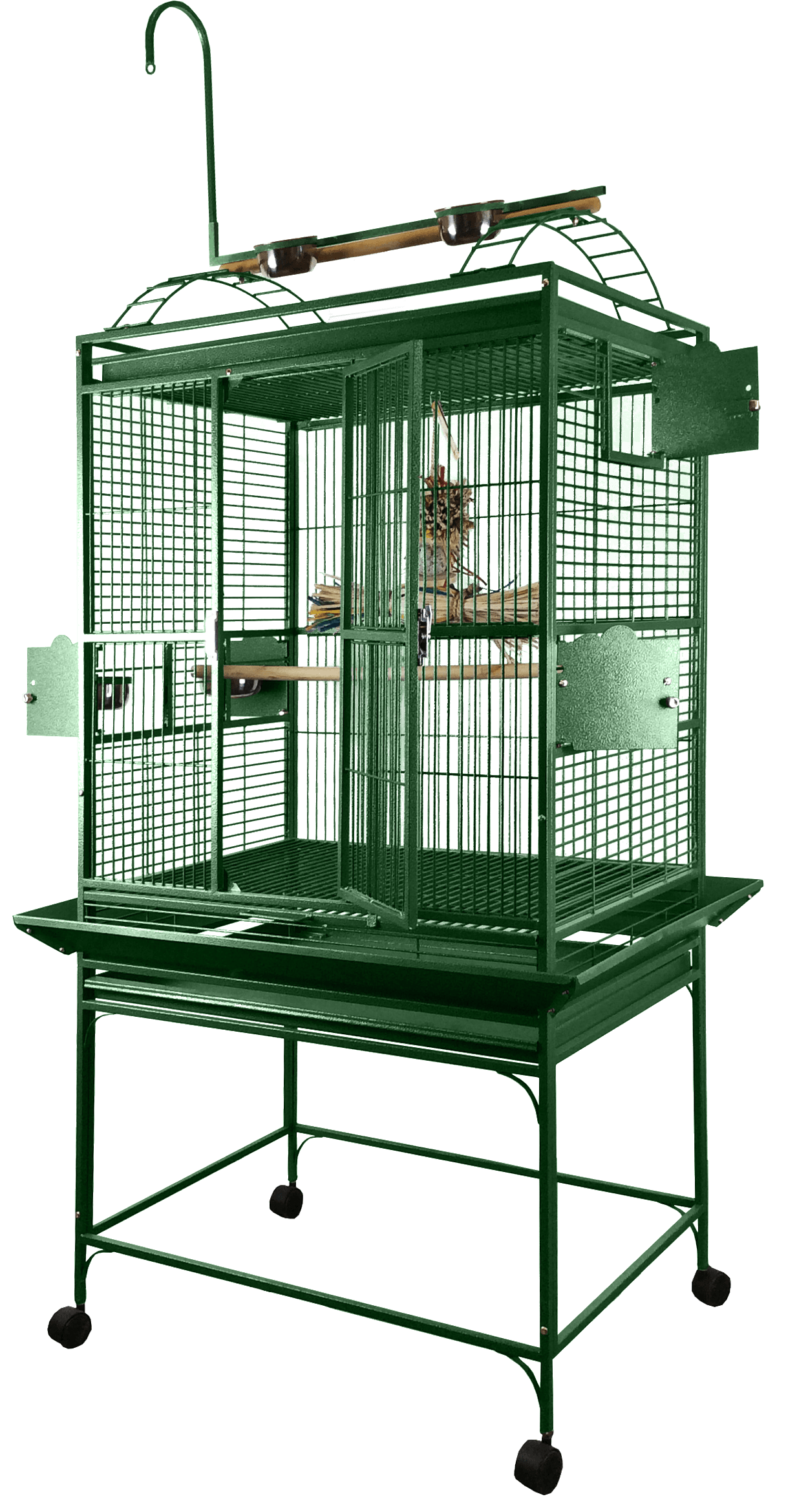 Play-Top Cage (Green) - 32"x23"x66"