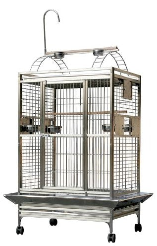 Play-Top Cage (Stainless Steel) - 36"x28"x66"