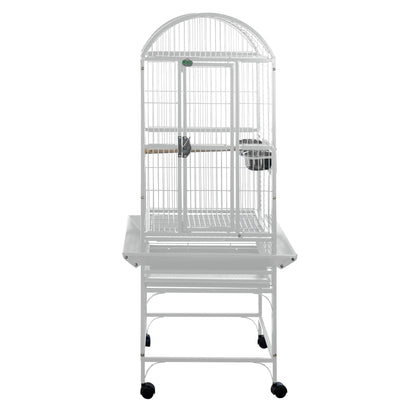 Dome-Top Cage (White) - 18"x18"x51"