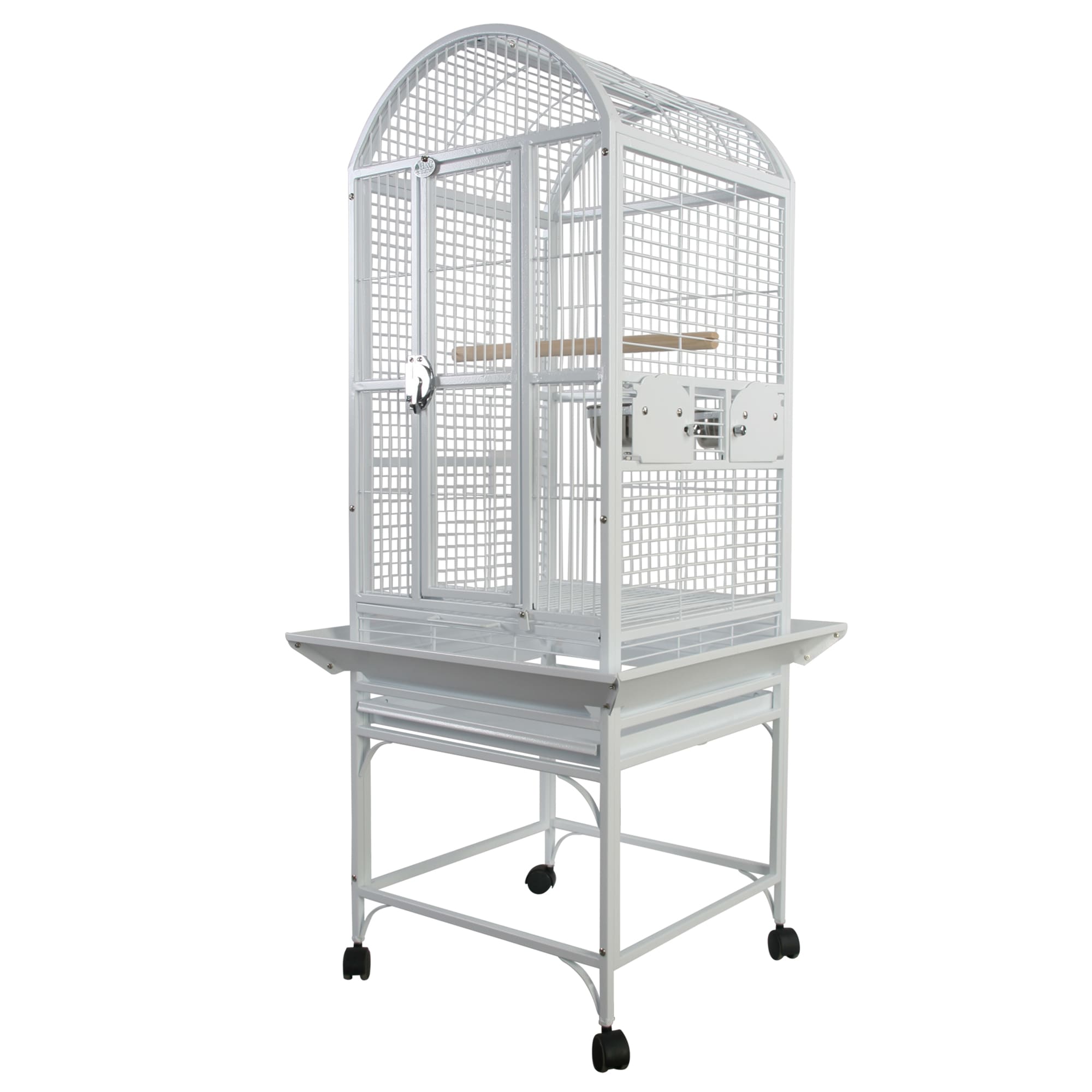 Dome-Top Cage (White) - 18"x18"x51"