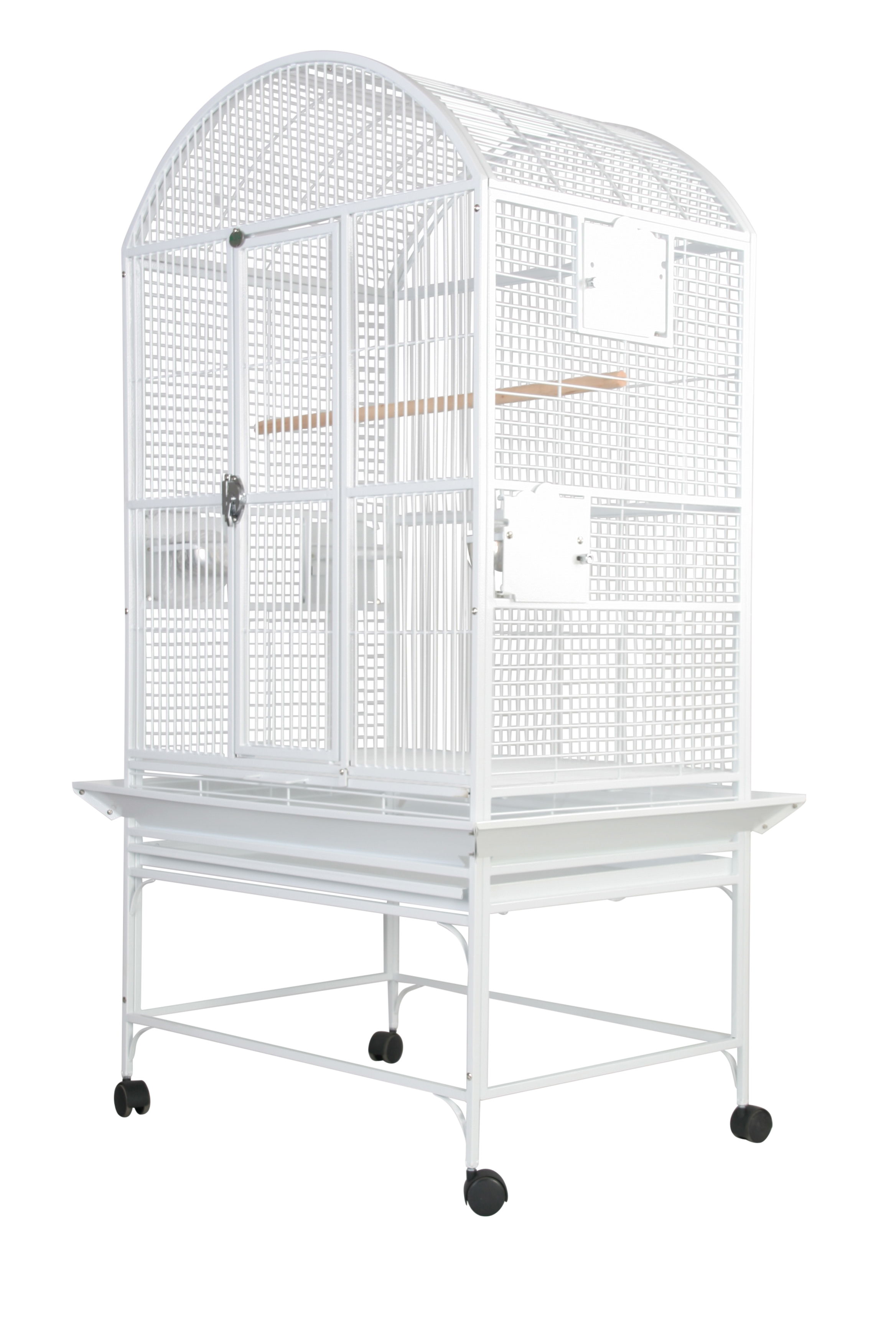 Dome-Top Cage (White) - 32"x23"x63"