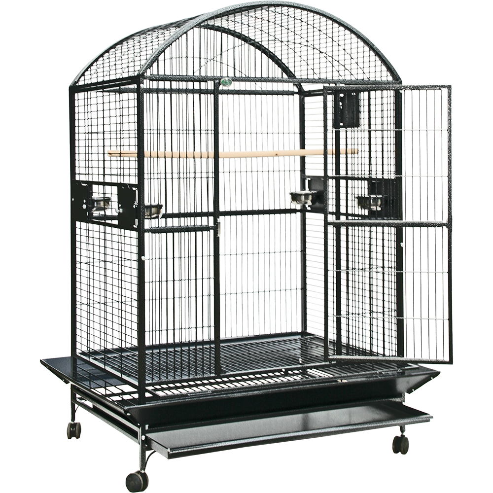 Dome-Top Cage (Black)- 48"x36"x76"