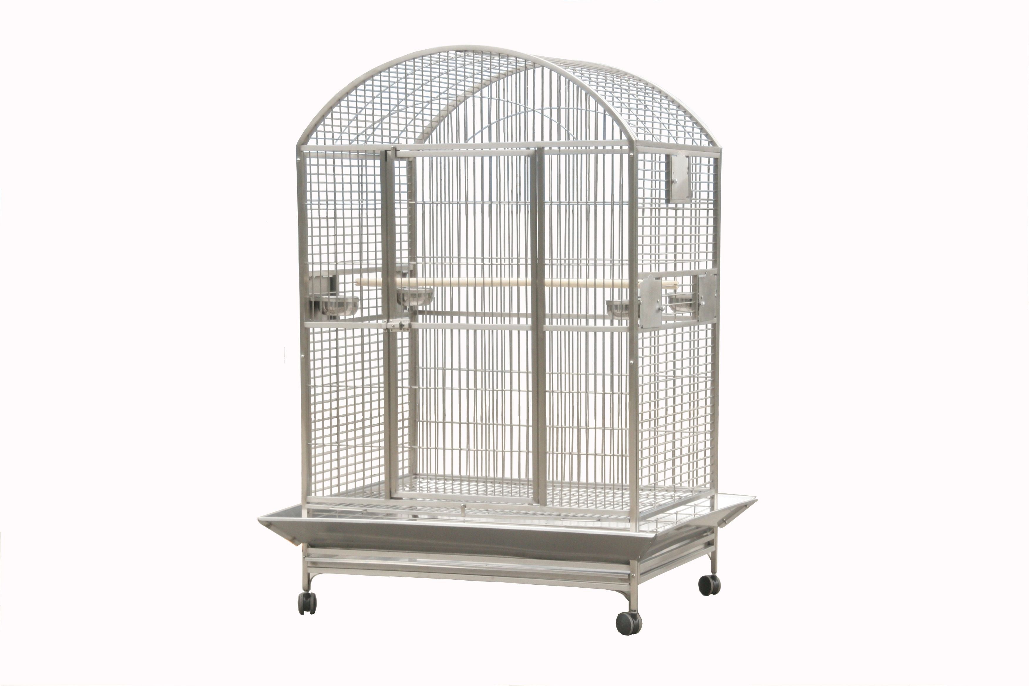 Dome-Top Cage (Platinum) - 48"x36"x76"