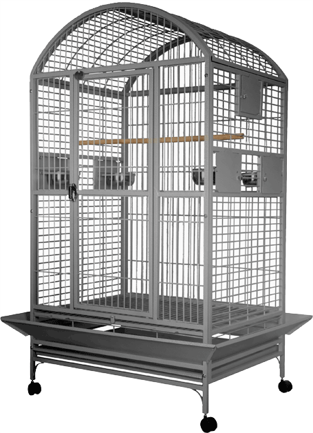 Dome-Top Cage (Stainless Steel) - 48"x36"x76"