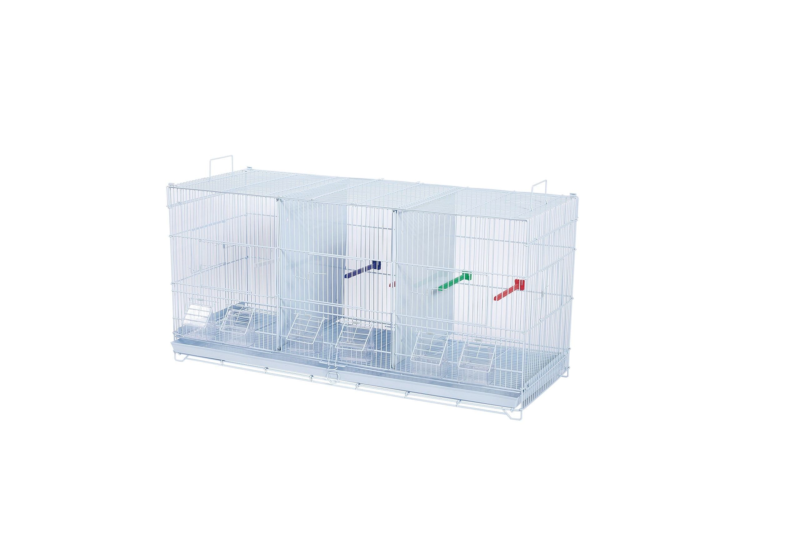 Stackable Breeder Cage with 2 Dividers (2pc/ctn) - 36"x14"x17"