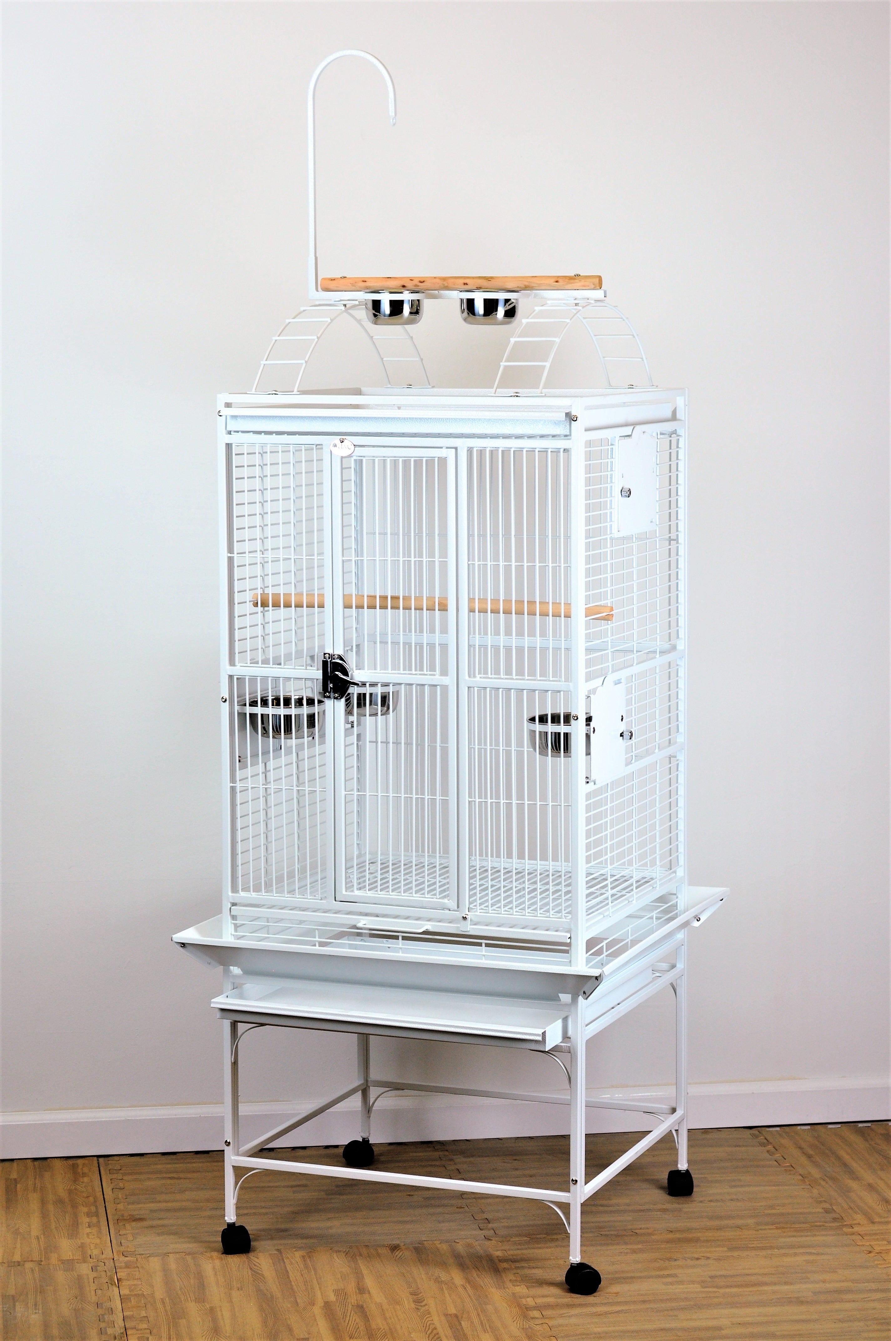 Play-Top Cage (White) - 24"x22"x62"