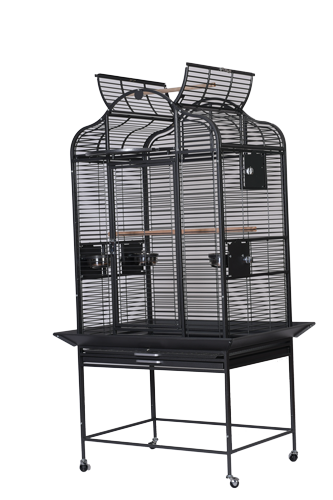 Majestic Series Bird Cage (Black) - 32"X23"X68"