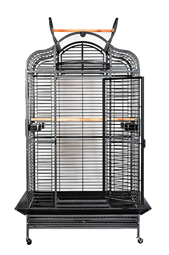 Majestic Series Parrot Cage (Black) - 40"X30"X74"