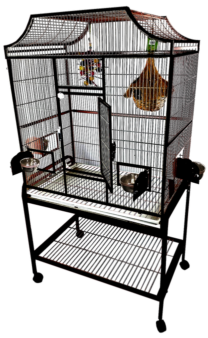 Elegant Flight Cage (Black) - 32''x21''x61''