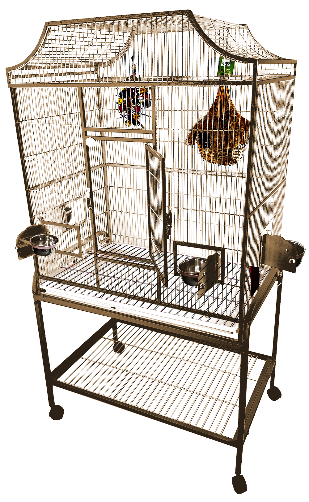 Elegant Flight Cage (Sandstone) - 32''x21''x61''