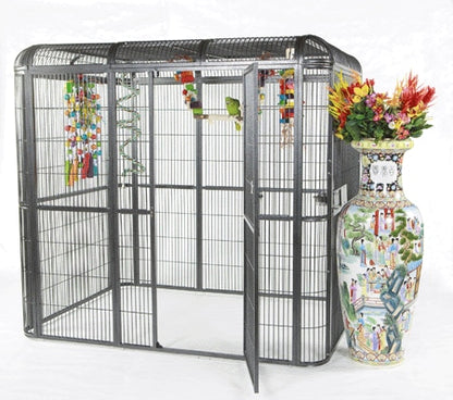 Walk-in Aviary (Black) -110'' x 62'' x 79''