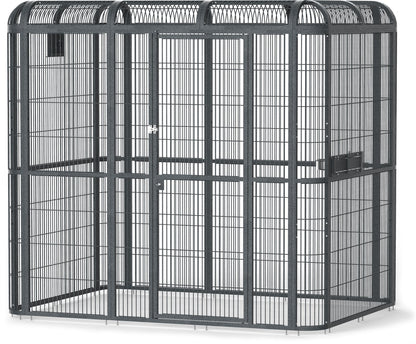 Walk-in Aviary (Black) - 62'' x 62'' x 79''