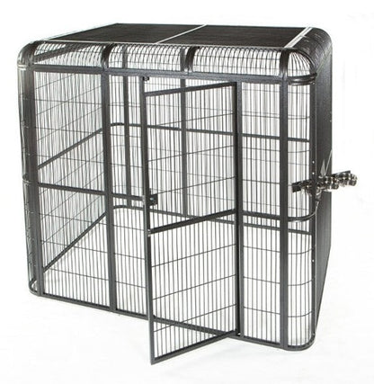 Walk-in Aviary (Black) - 86'' x 62'' x 79''