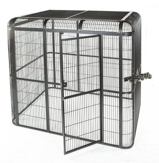 Walk-in Aviary (Black) - 86'' x 62'' x 79''