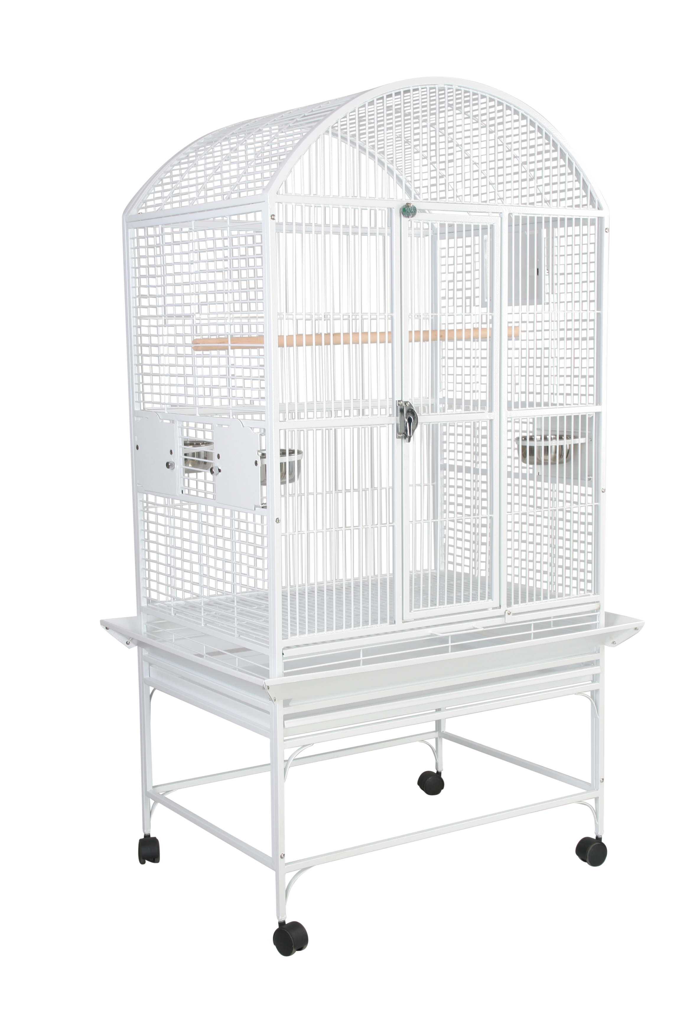 Dome-Top Cage (White) - 32"x23"x63"