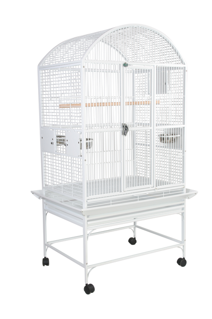 Dome-Top Cage (White) - 32"x23"x63"