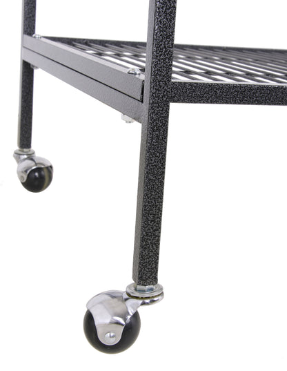 Flight Cage & Stand (Platinum) - 32"x21"x63"