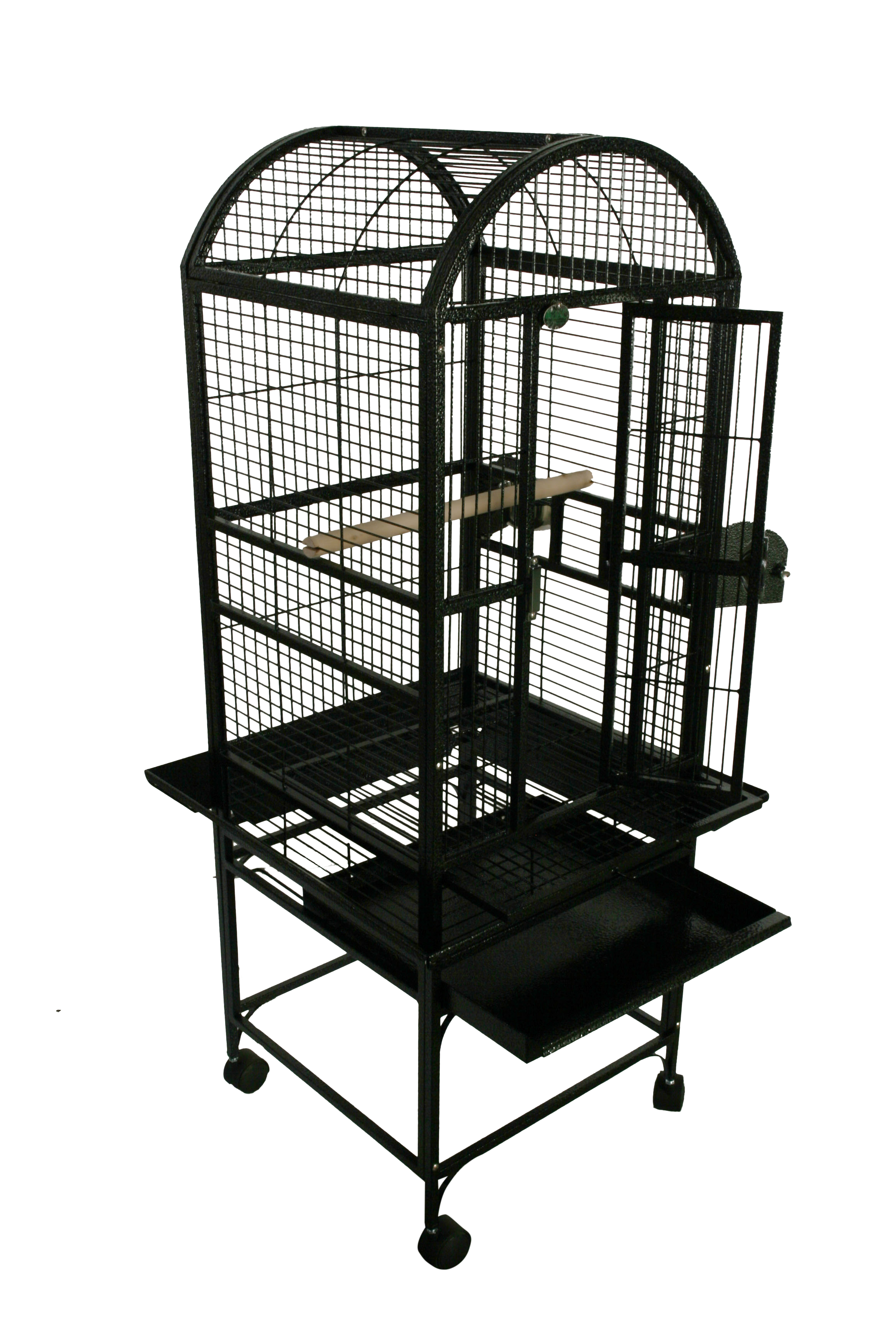 Dome-Top Cage (Black) - 18"x18"x51"