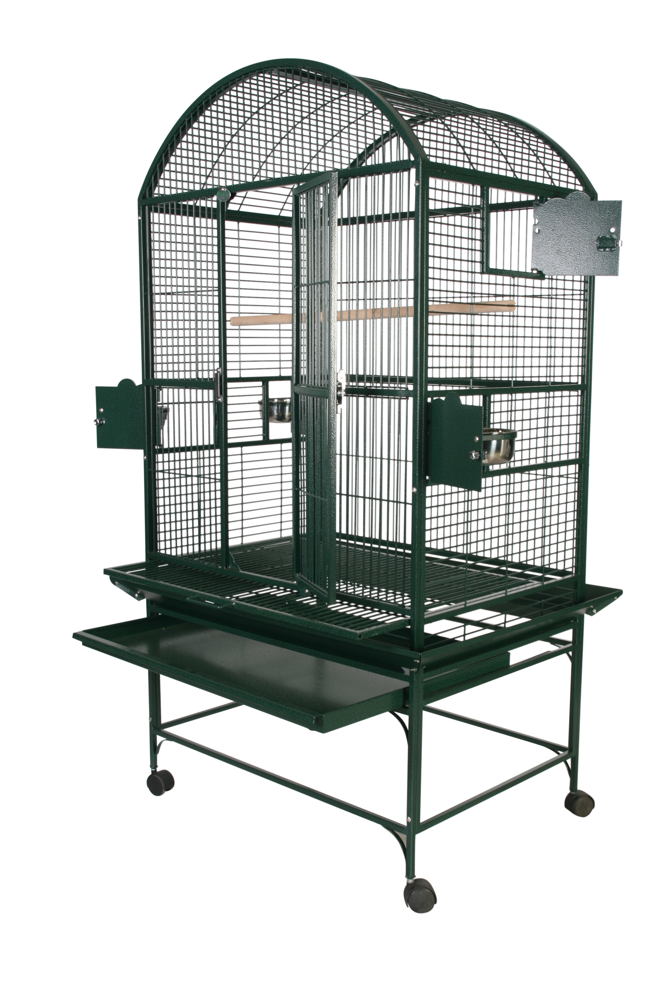 Dome-Top Cage (Green) - 32"x23"x63"