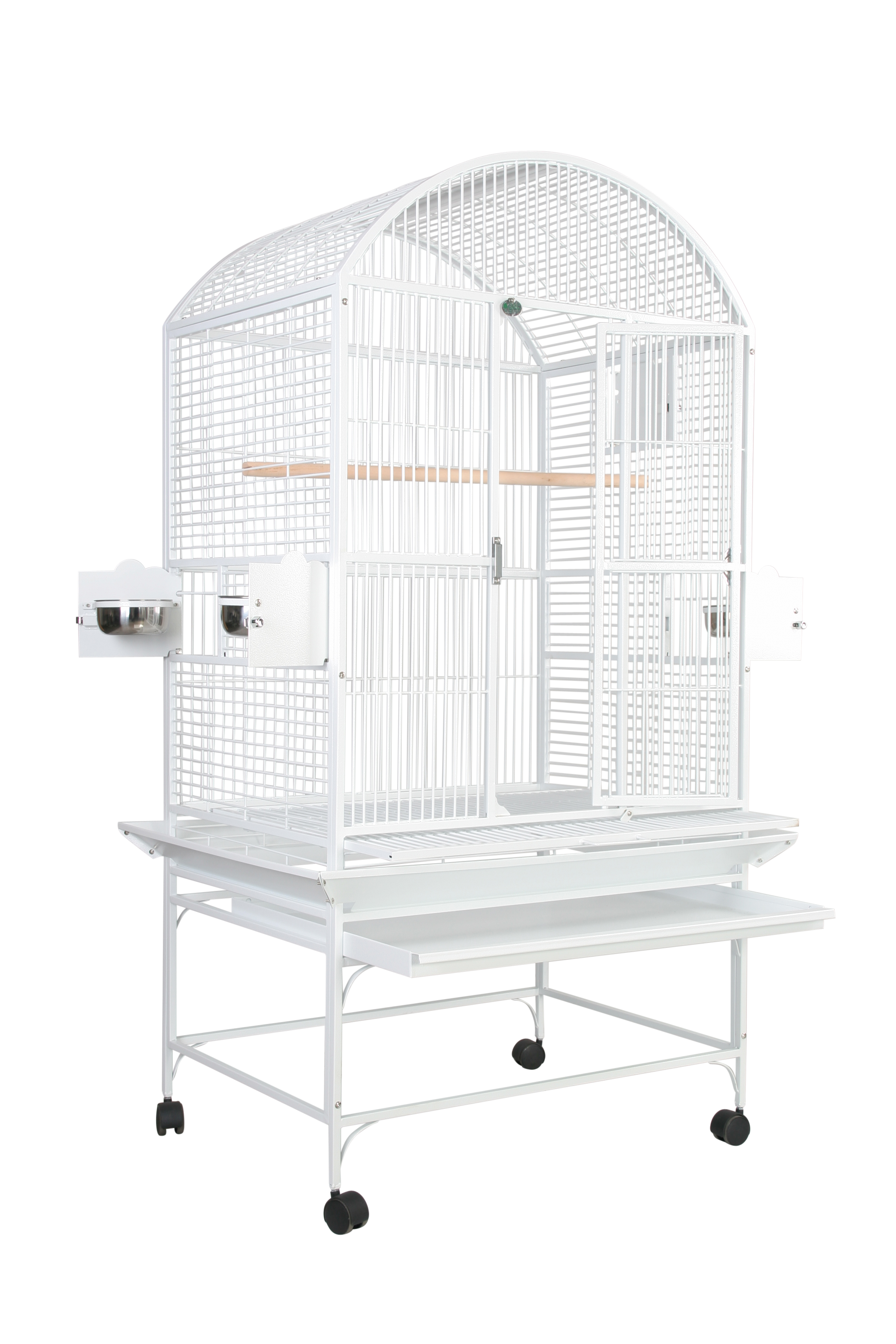 Dome-Top Cage (White) - 32"x23"x63"