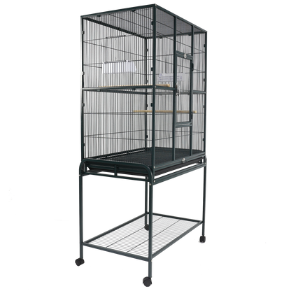 Flight Cage & Stand (Green) - 31"x20"x62"