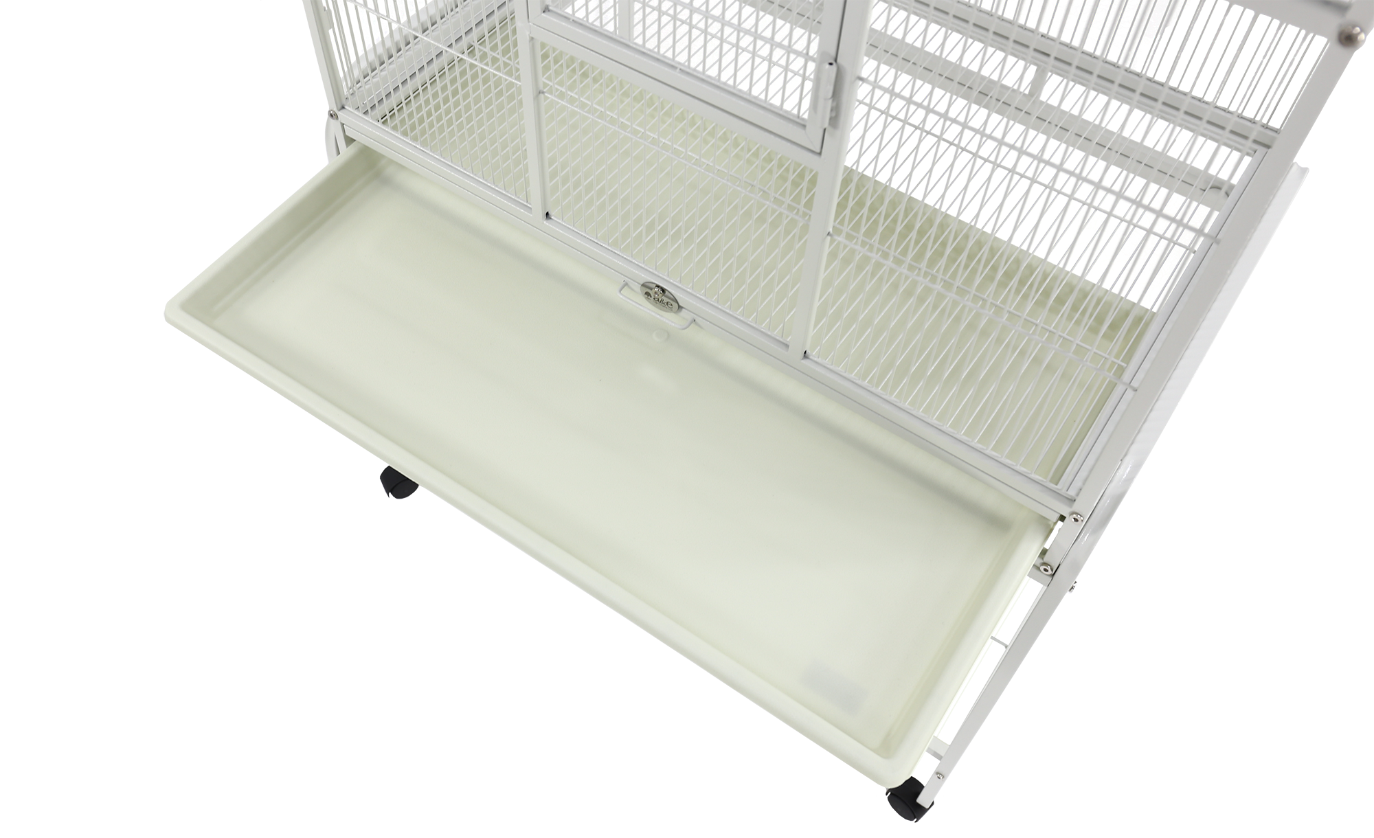 Flight Cage & Stand (White) - 31"x20"x62"